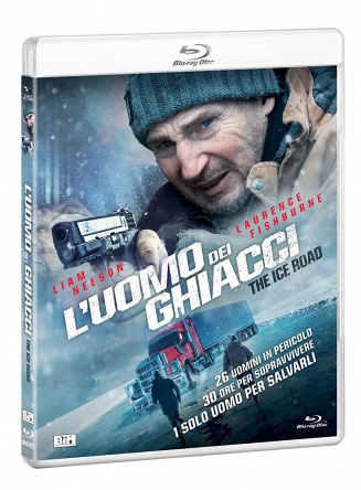 Locandina italiana DVD e BLU RAY L'uomo dei ghiacci - The Ice Road 